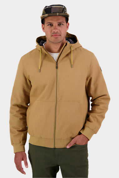 Swanndri Men's Whitlow V2 Canvas Hoodie - Cashew