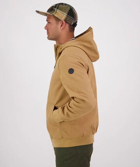 Swanndri Men's Whitlow V2 Canvas Hoodie - Cashew