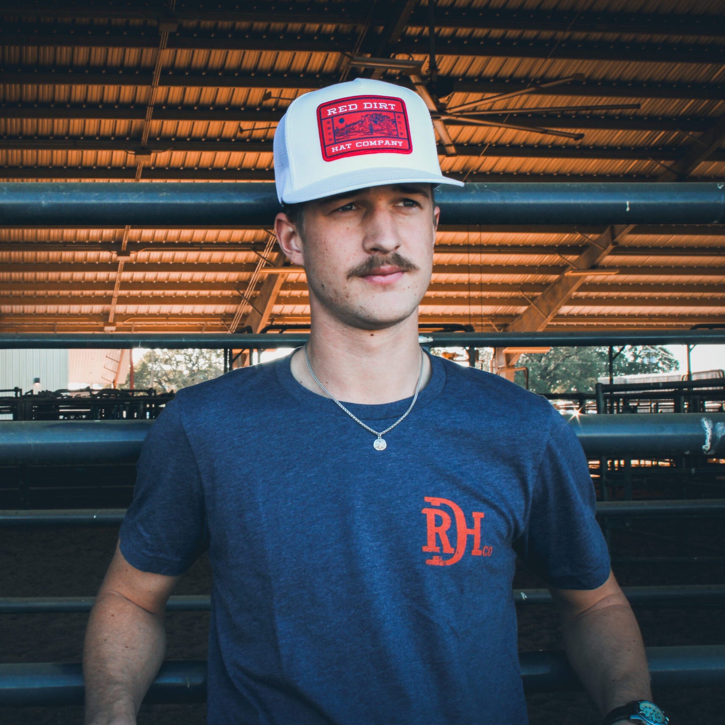 Red Dirt Hat Co. Mesa – White/White 5 Panel