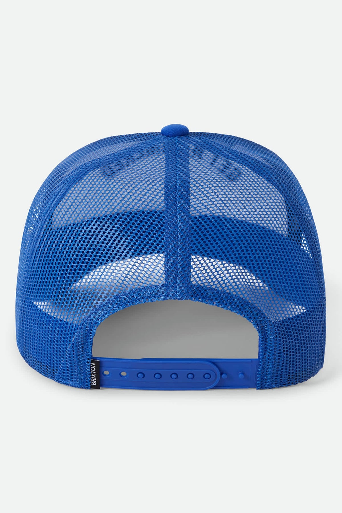 Brixton Unisex Metal Trucker Hat - Off White/Electric Indigo
