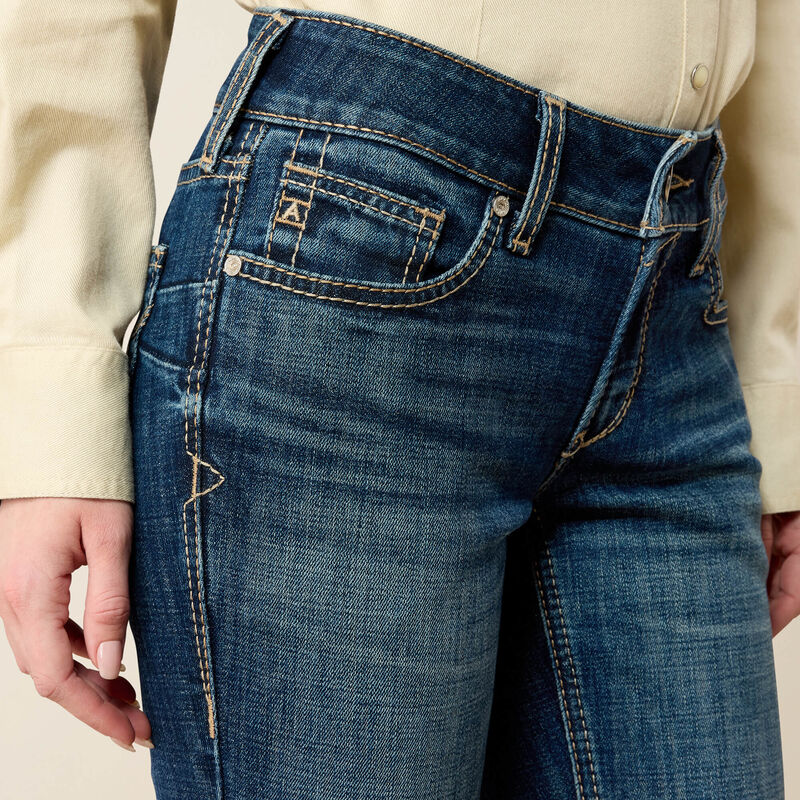 Ariat Women's Mid Rise Fiona Boot Cut Jeans Regular - Istanbul