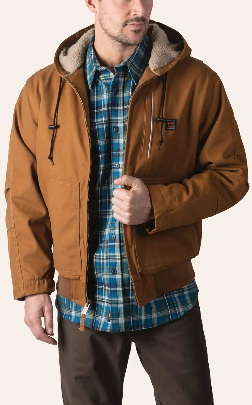 Walls Mingus DWR Duck Hooded Bomber Work Jacket