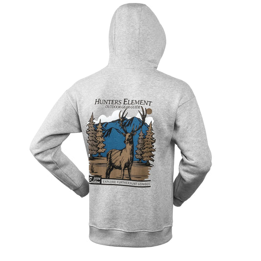 Hunters Element Monarch Hoodie - Grey Marle