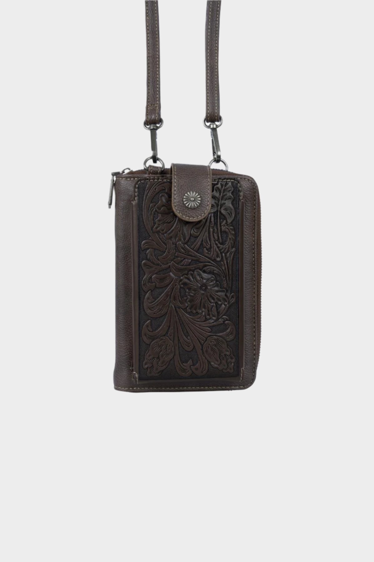 Wrangler Womens Natalie Wallet Bag - CHOCOLATE