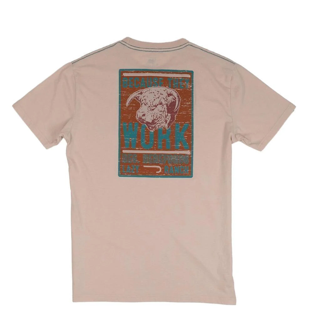 Lazy J Ranch Because They Work Short Sleeve T-Shirt - Natural