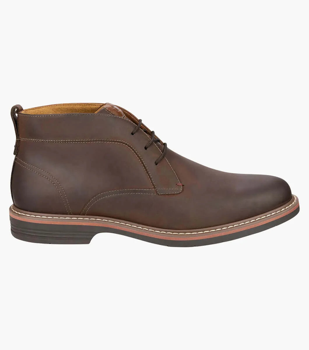Florsheim Mens Norwalk Chukka Plain Toe Chukka Boot - Brown