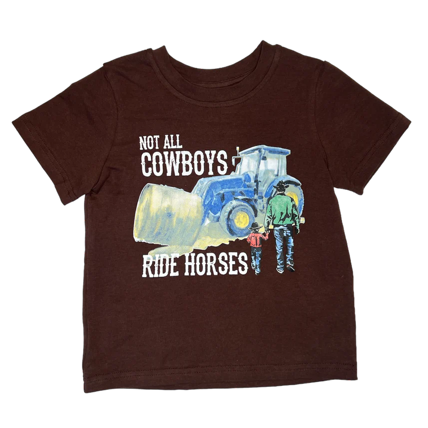 Shea Baby Kids Not All Cowboys Ride Horses Shirt