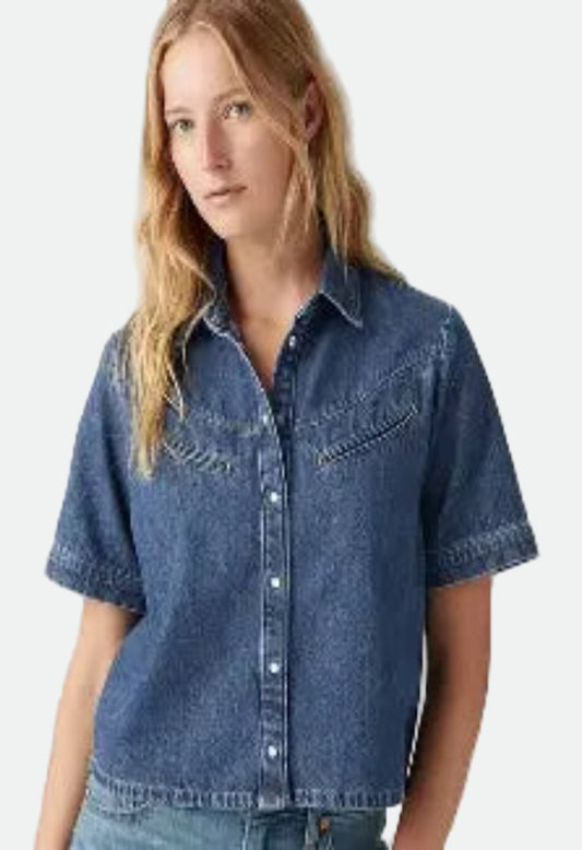 Levi's® Premium Rinoa Camp Shirt - Medium Wash