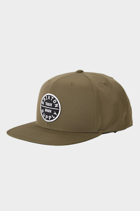 Brixton Oath III Snapback - Ivy Green Ripstop