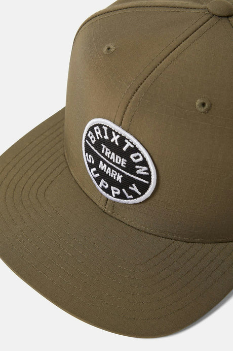 Brixton Oath III Snapback - Ivy Green Ripstop