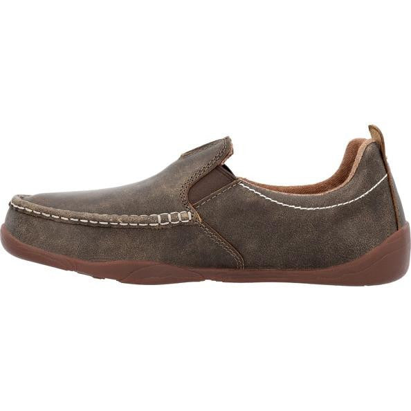 Georgia Boot Men's Cedar Falls Moc-Toe Slip On Shoe