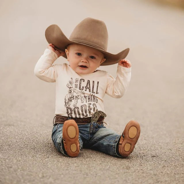 Shea Baby Call The Thing Rodeo Graphic LS (0-18M)