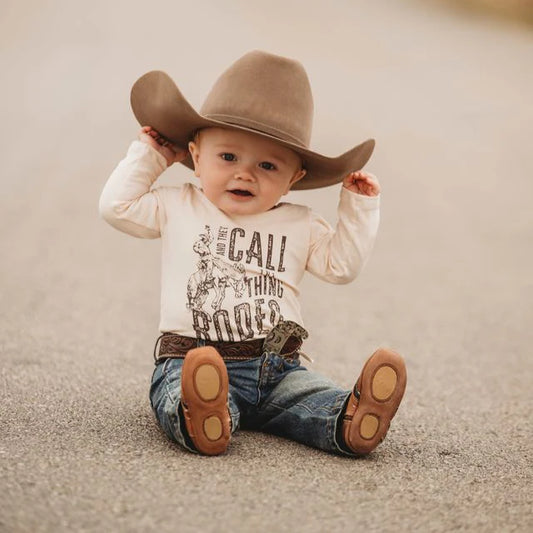 Shea Baby Call The Thing Rodeo Graphic LS (0-18M)