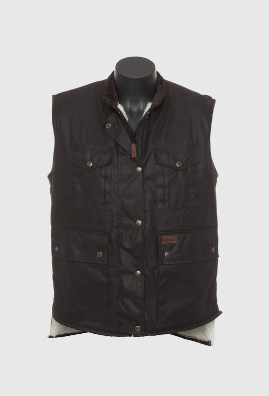 Outack Trading Co Men's Caulfield Vest - Brown