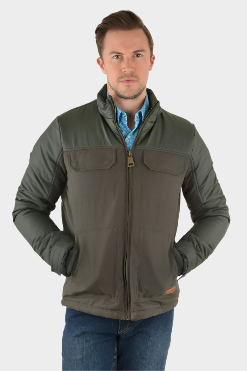 PURE WESTERN CAMERON JACKET - KHAKI