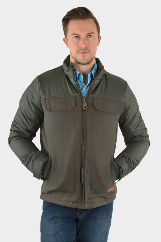PURE WESTERN CAMERON JACKET - KHAKI