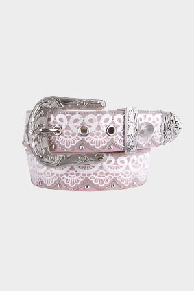 PURE WESTERN WOMENS ALANA BELT (PINK)