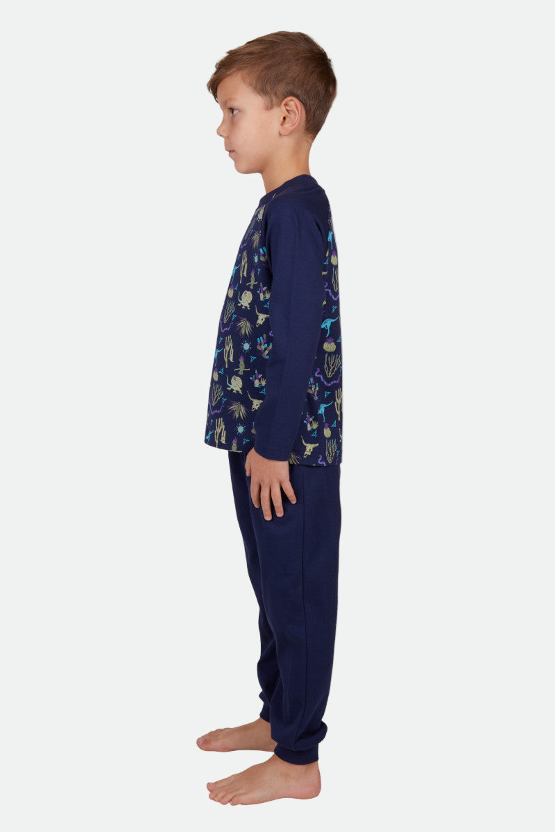 Pure Western Boys Benny PJ's (Navy)