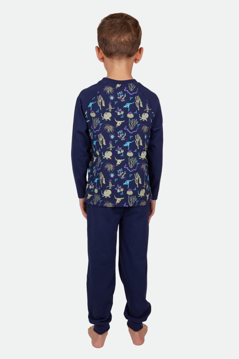 Pure Western Boys Benny PJ's (Navy)