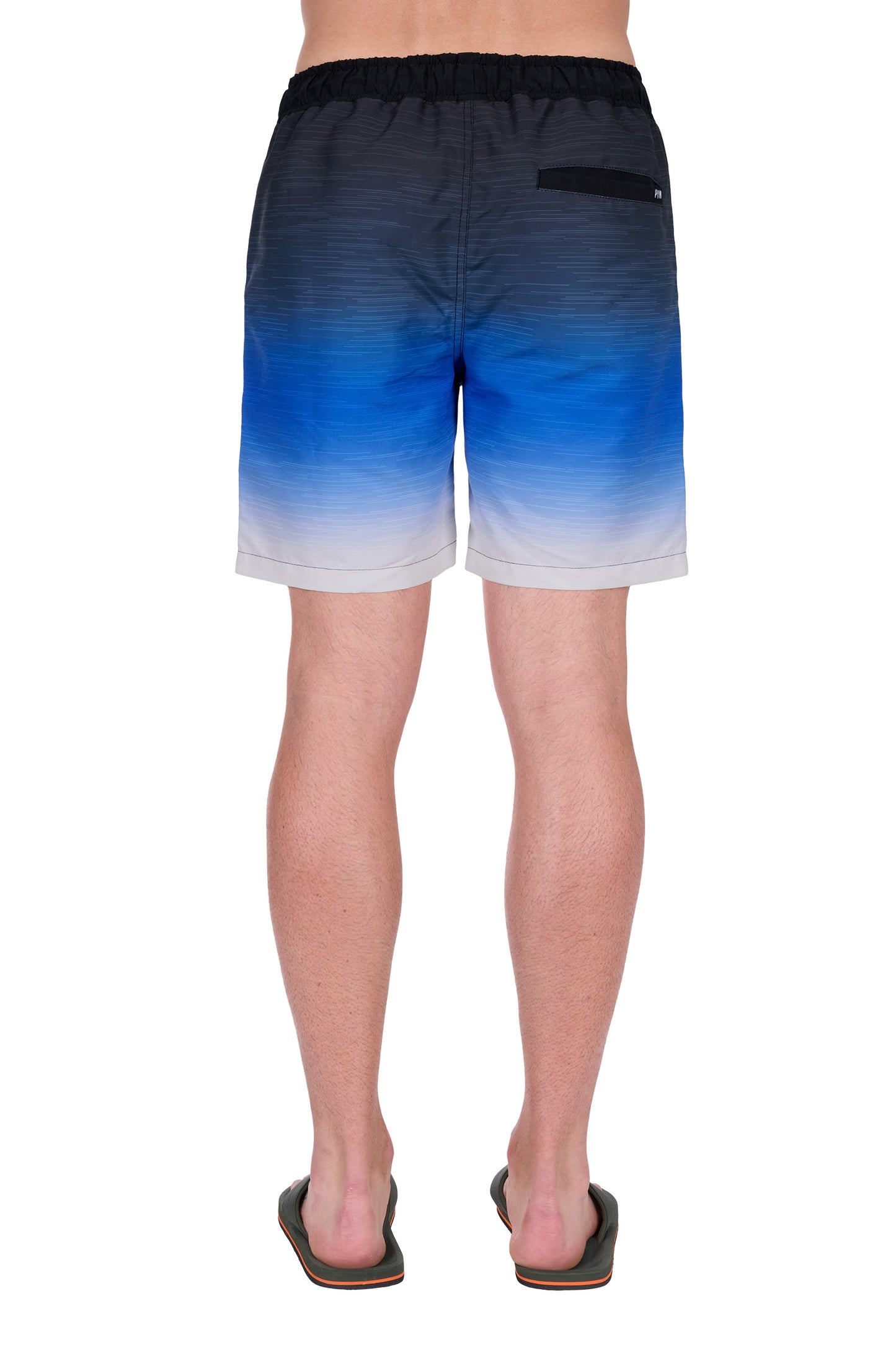 Pure Western Men's Phillip Boardshort - Black/Royal