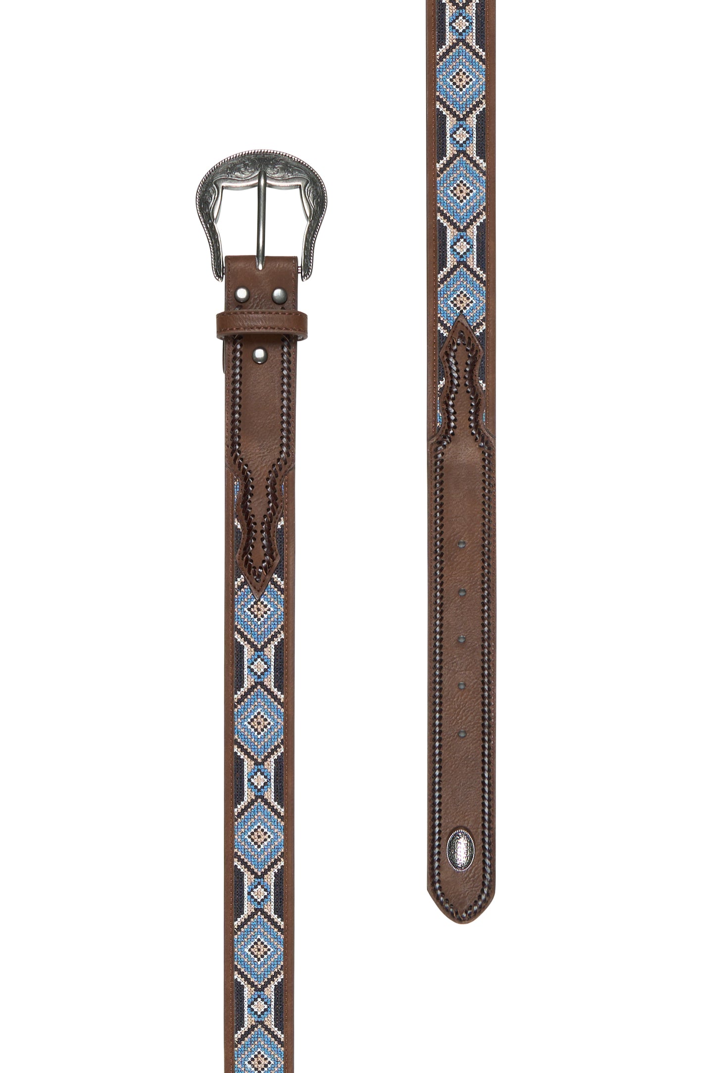 Pure Western Men's Warren Belt - Tan/Multi