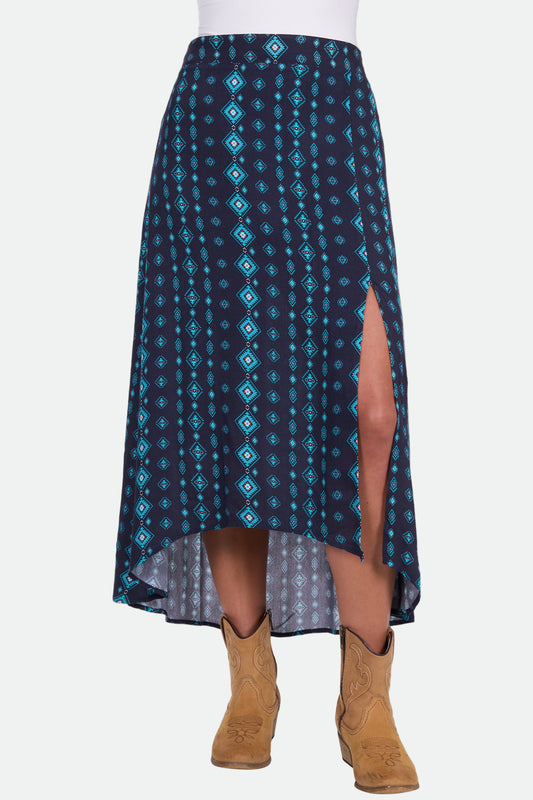 Pure Western Women's Agatha Skirt - Navy