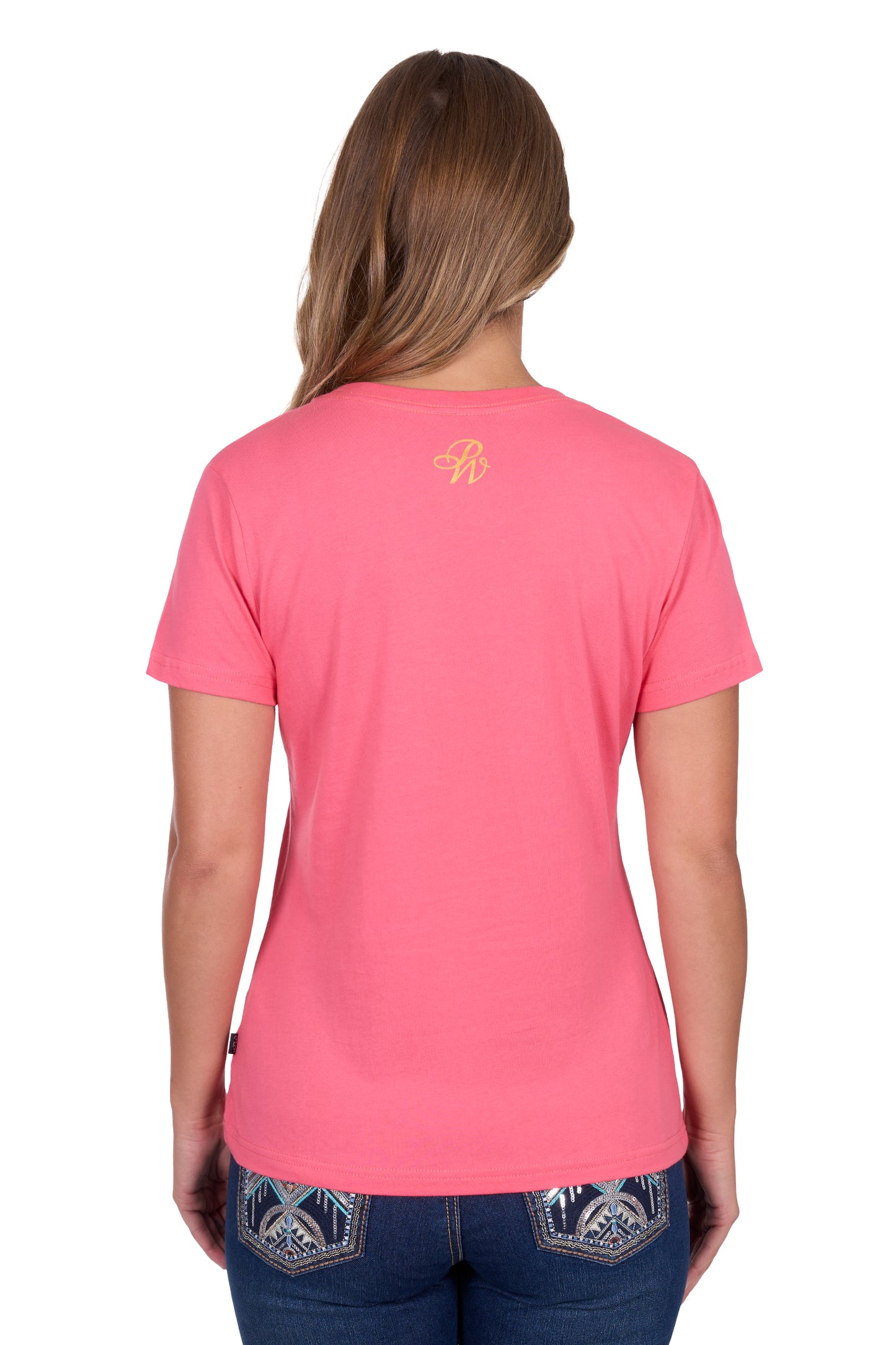 Pure Western Women's Tammy Ss Tee - Pink