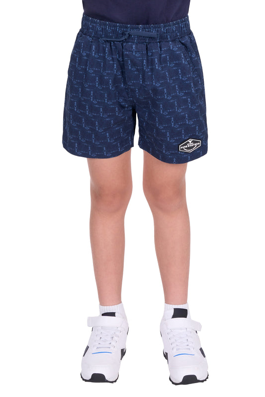 Pure Western Boy's Corey Boardshort - Navy