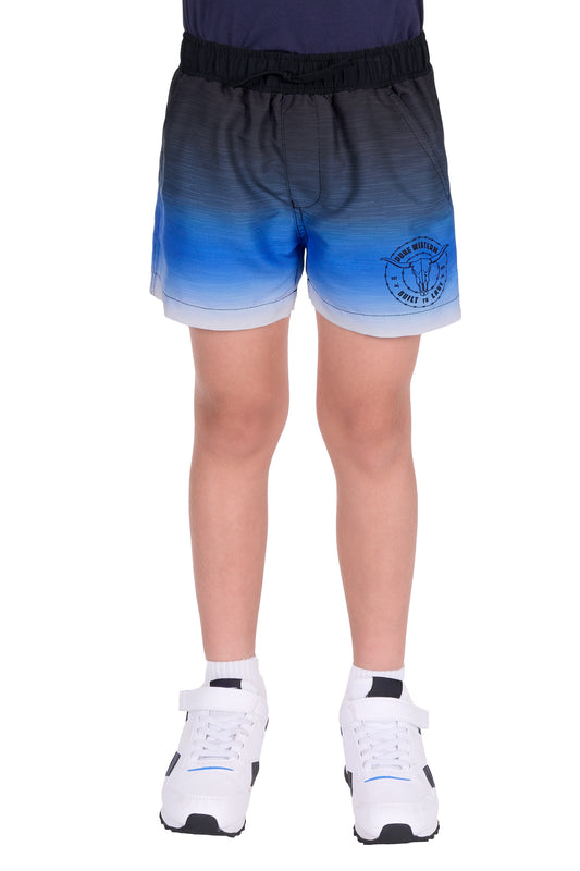 Pure Western Boy's Phillip Boardshort - Navy/Royal