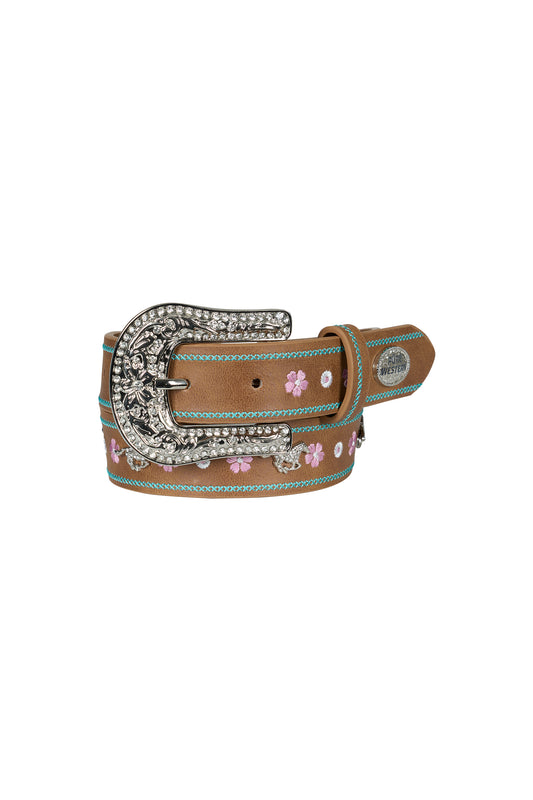 Pure Western Kid's Isabella Belt - Tan
