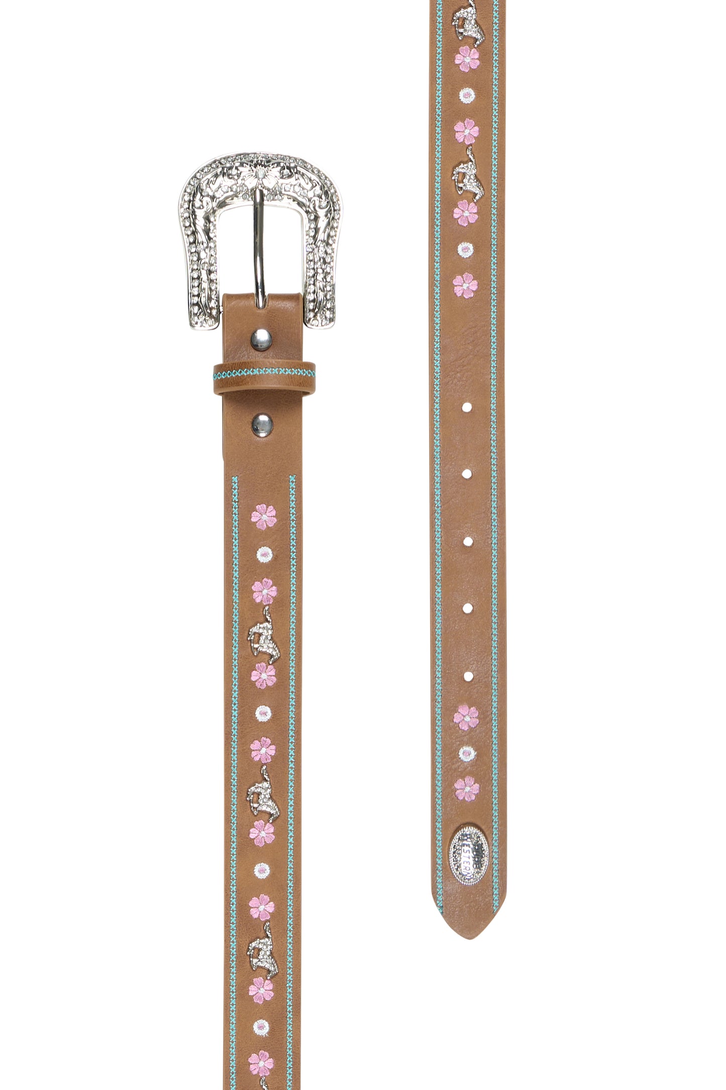 Pure Western Kid's Isabella Belt - Tan
