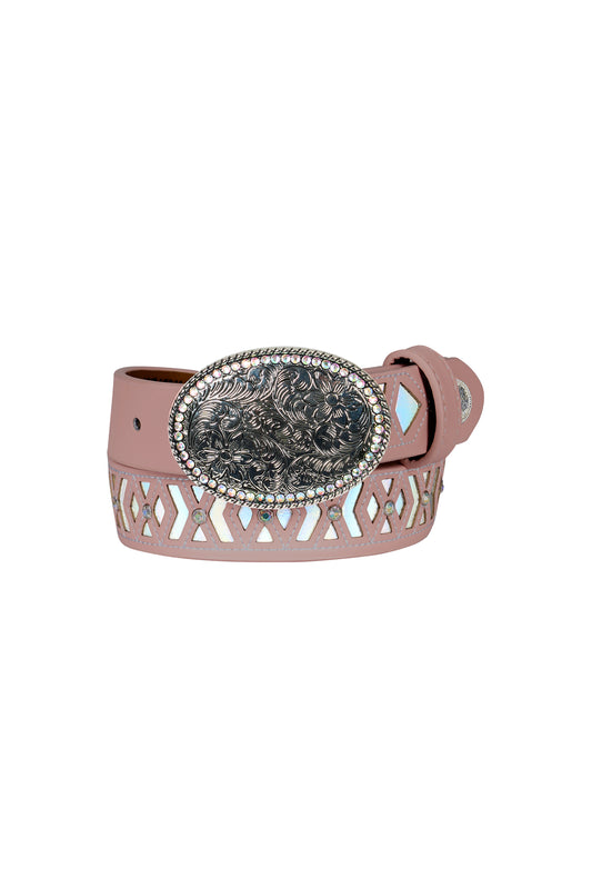 Pure Western Kid's Candy Belt - Pink
