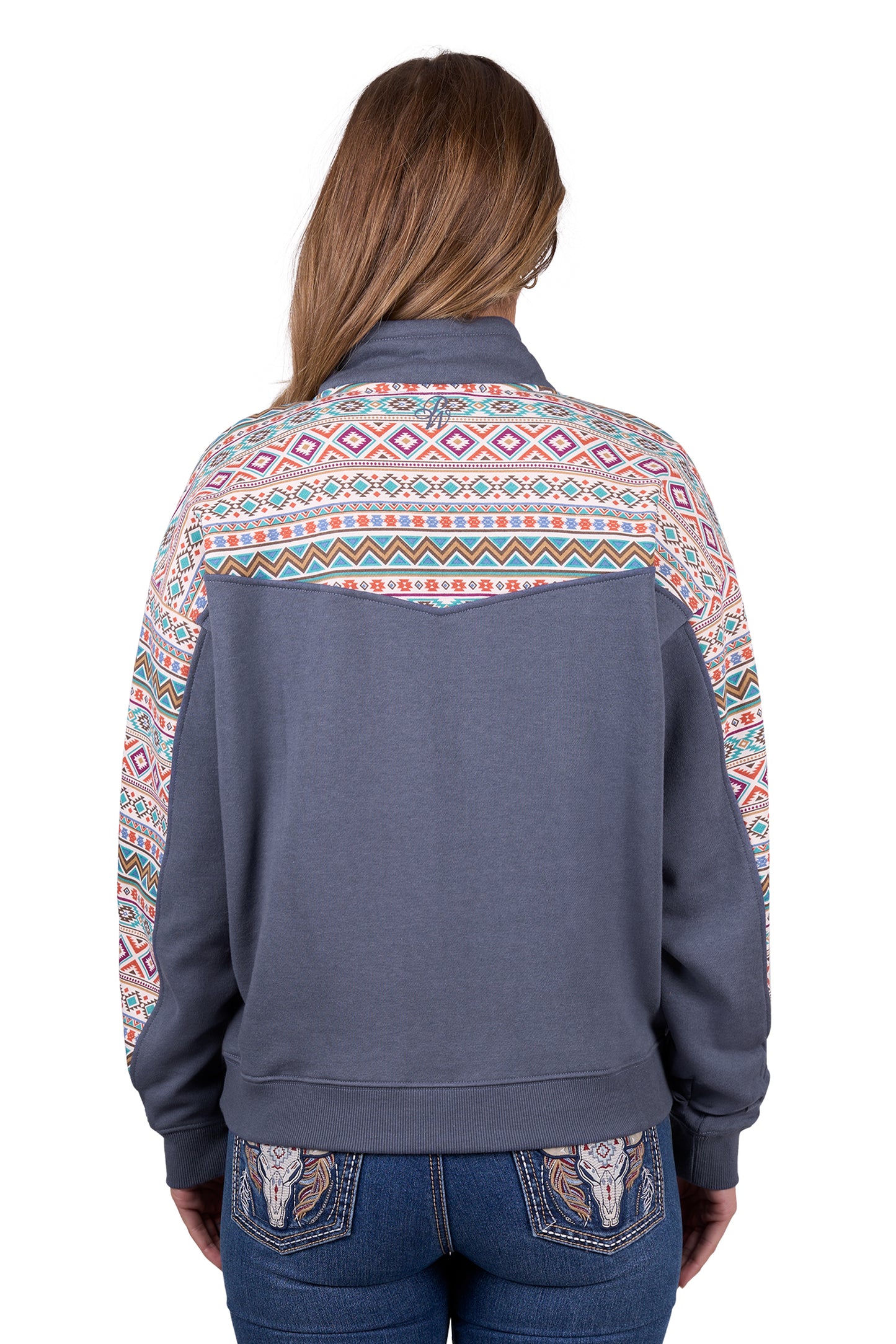 Pure Western Women's Sally 1/4 Zip Pullover - Multi