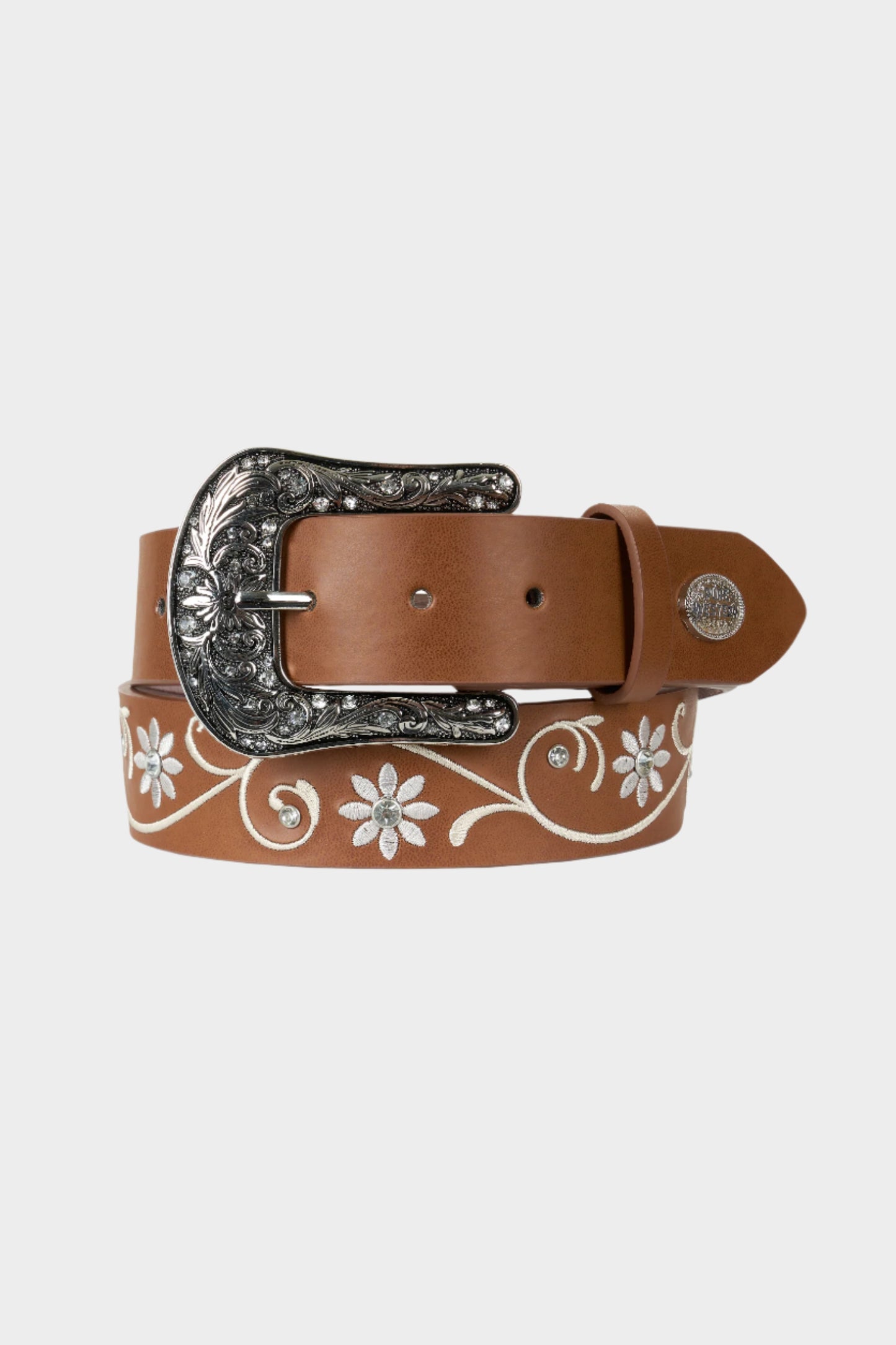 PURE WESTERN WOMENS LENA BELT - TAN