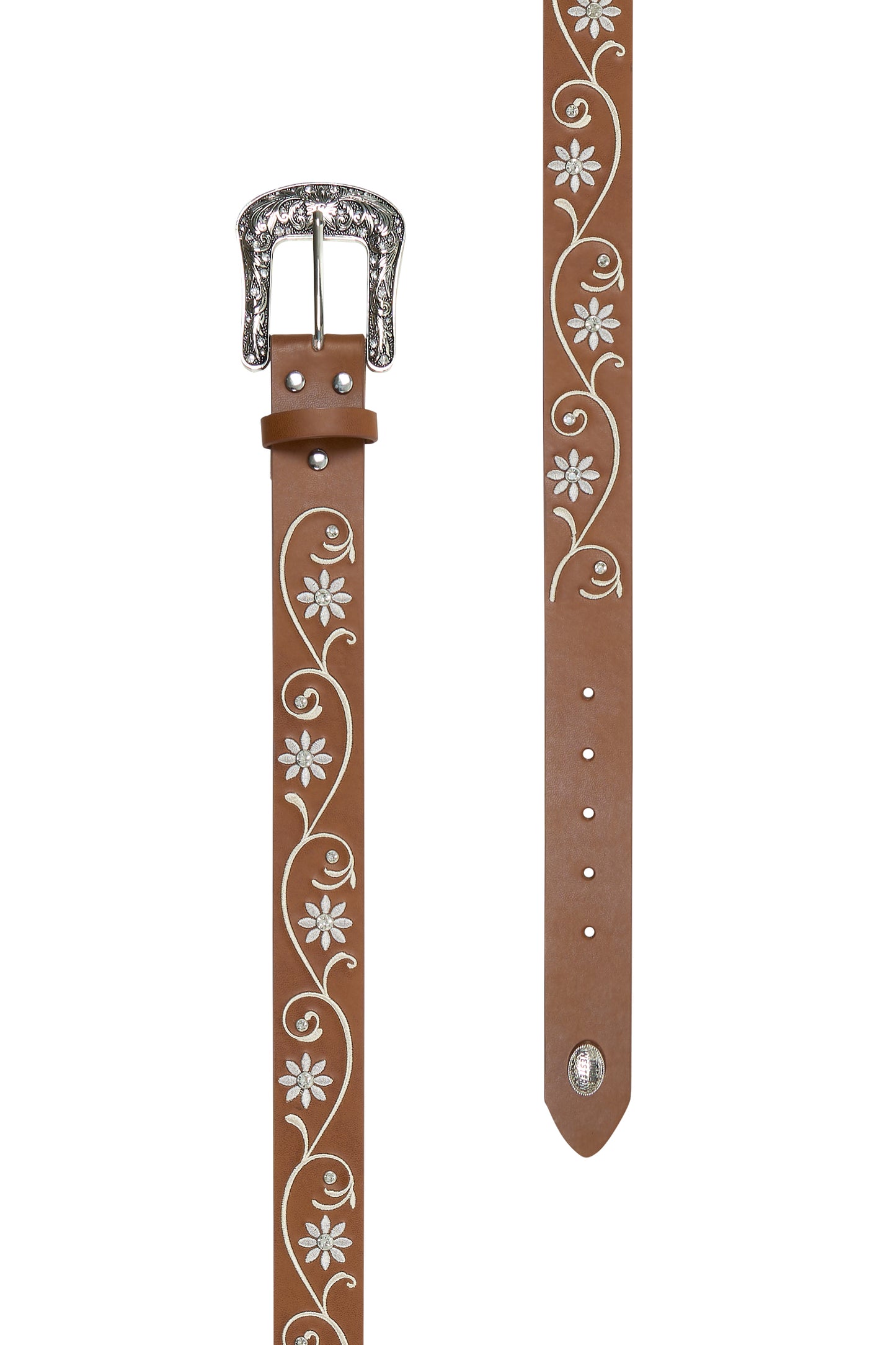 PURE WESTERN WOMENS LENA BELT - TAN