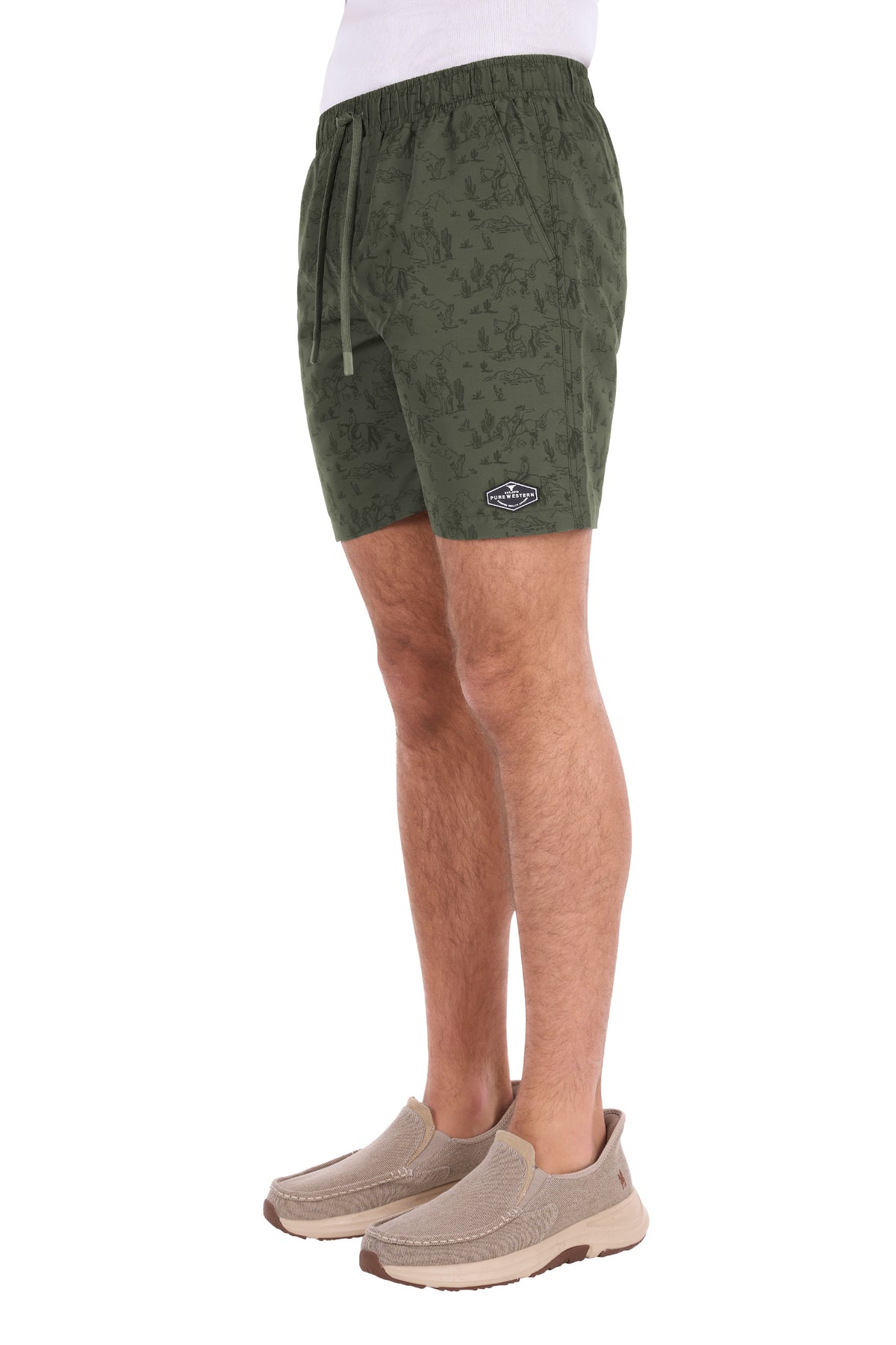 Pure Western Men's Jimmy Boardshort – Green