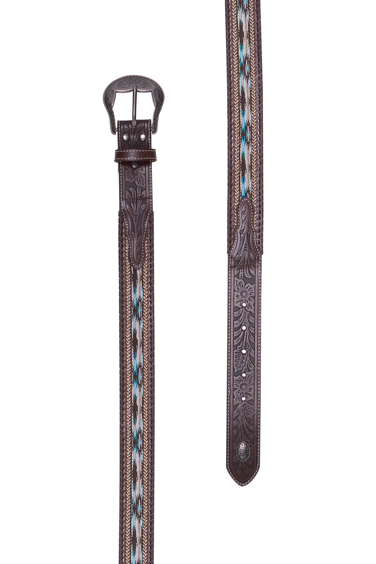 Pure Western Men's Lynton Belt - Dark Tan