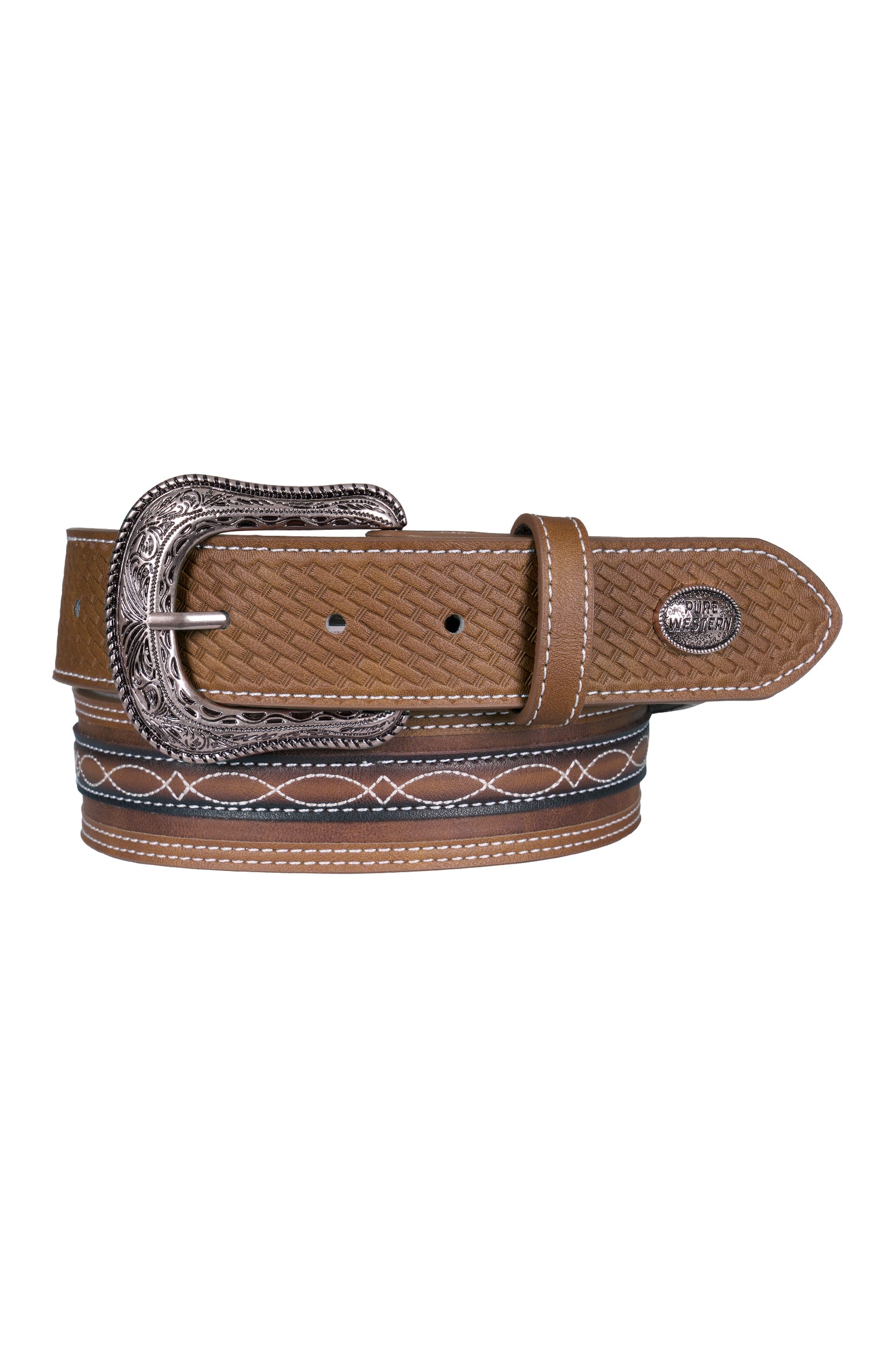Pure Western Men's Kylon Belt - Tan