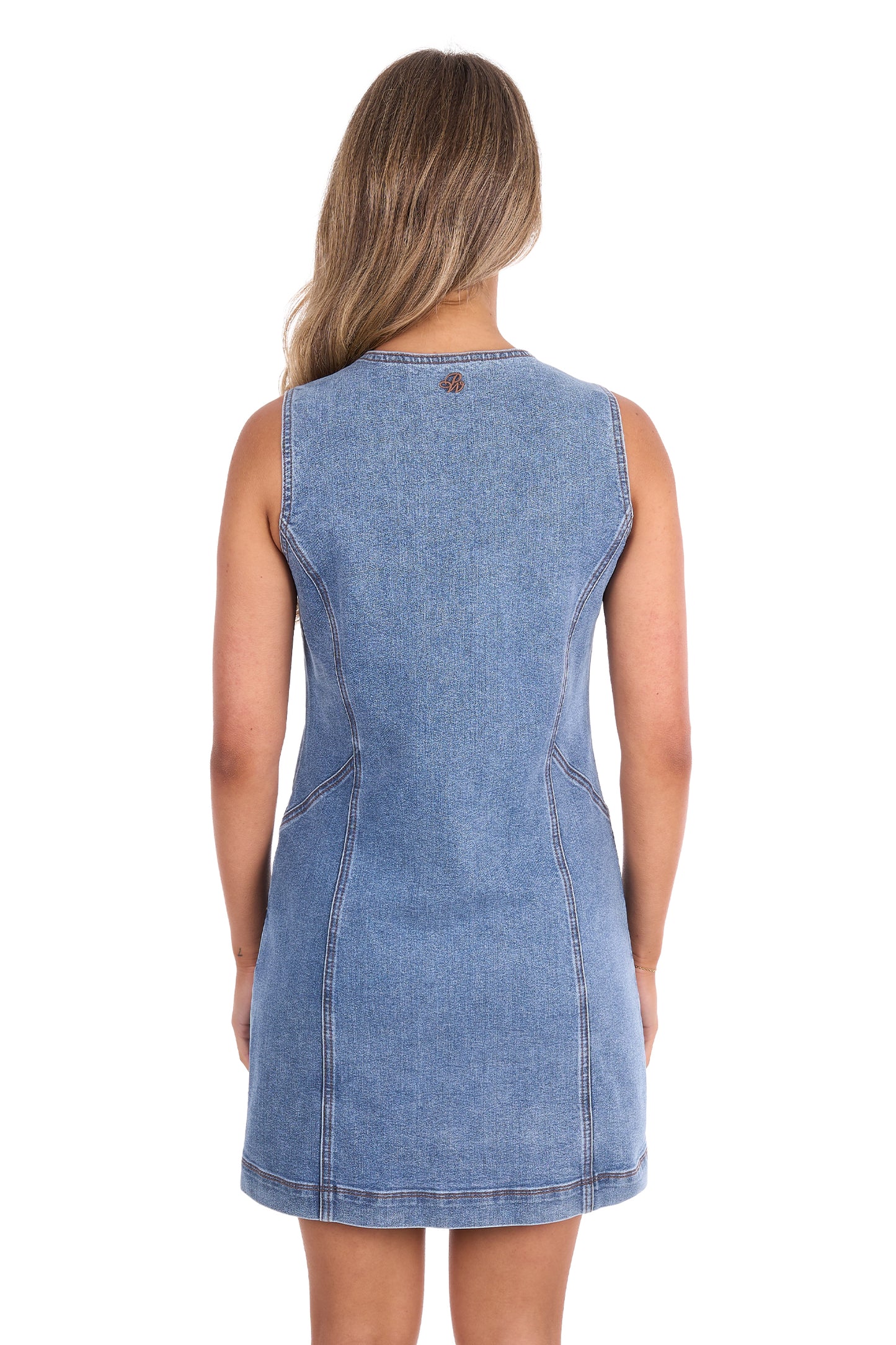 Pure Western Natasha Sleeveless Dress - Summer Sky