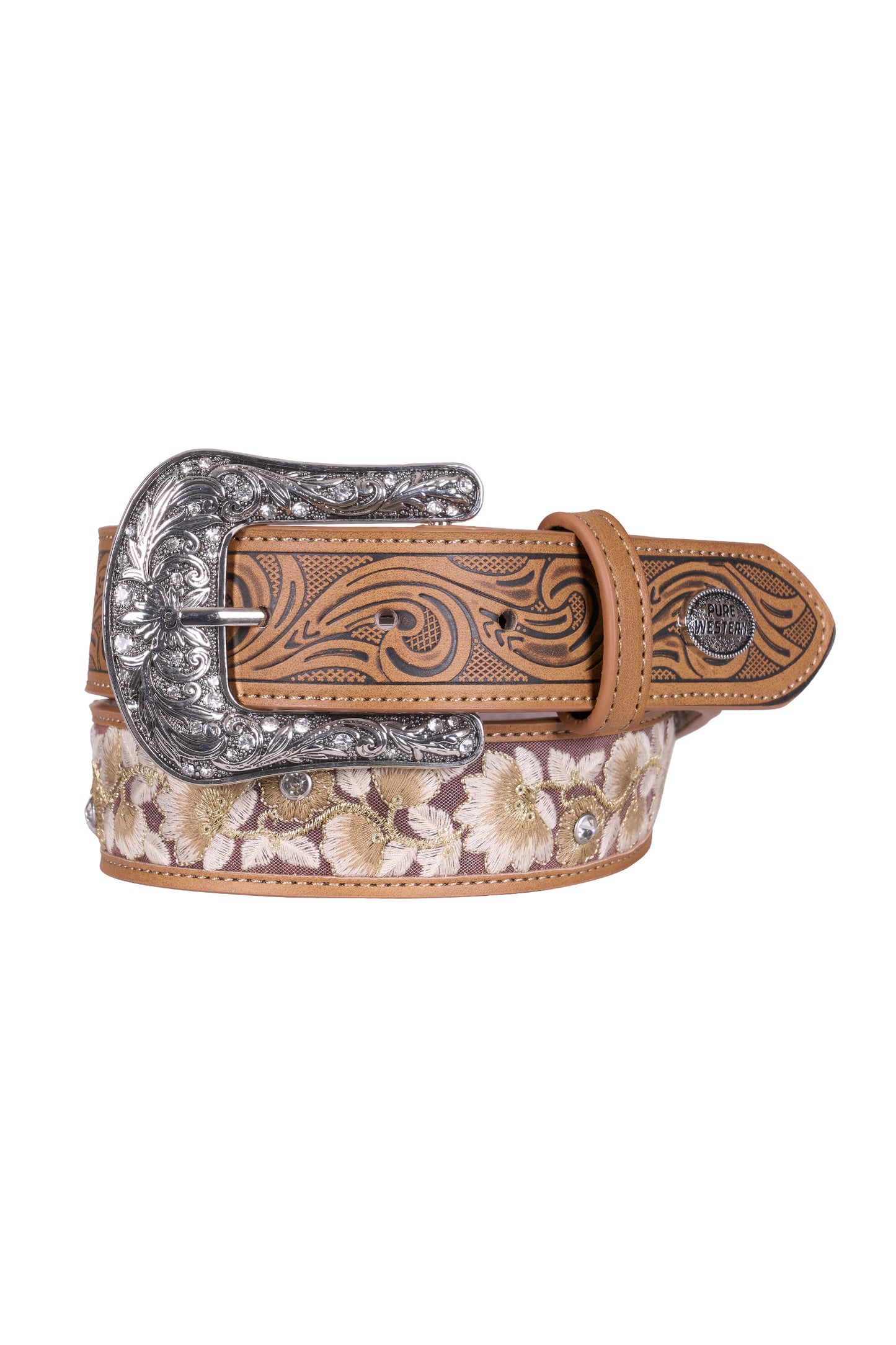 Pure Western Women's Aster Belt - Light Tan