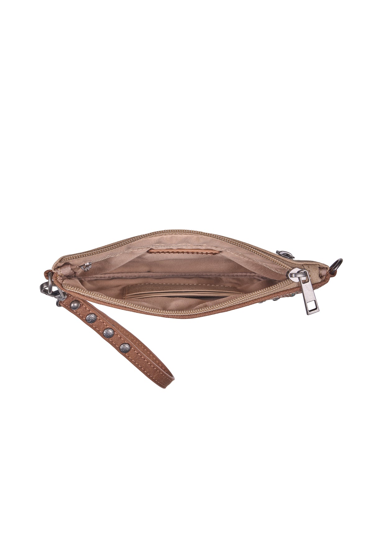 Pure Western Neve Wristlet Clutch Bag – Natural/Tan