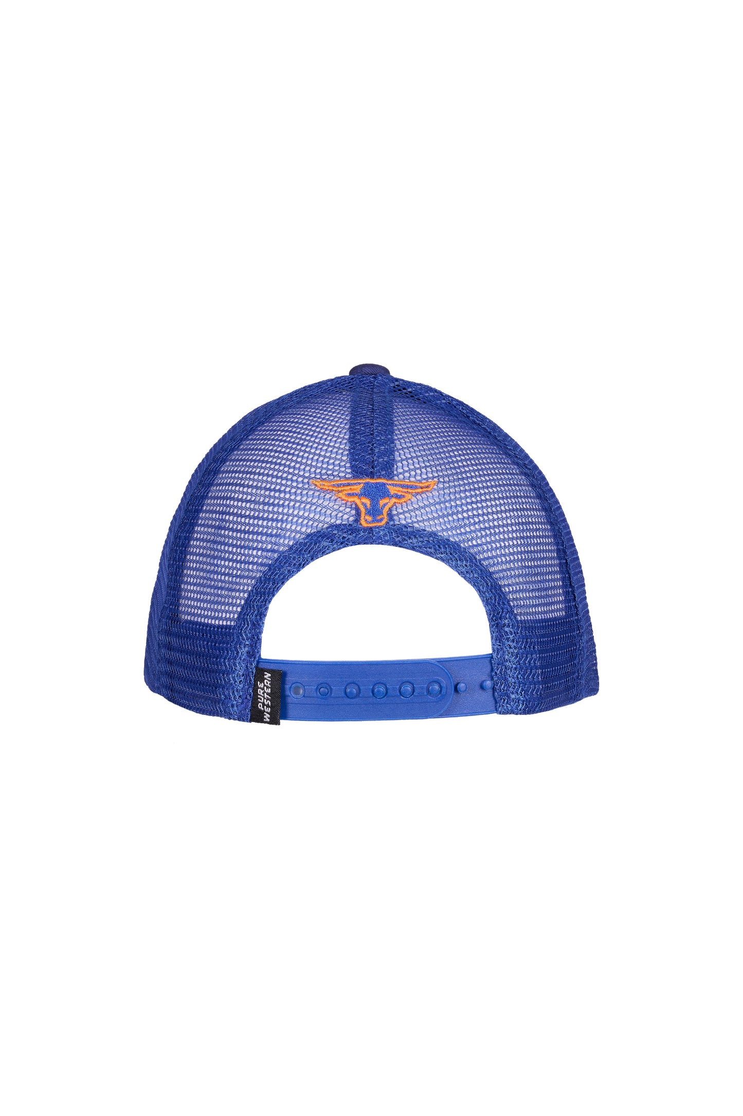 Pure Western Kids Tony Trucker Cap – Navy/Orange