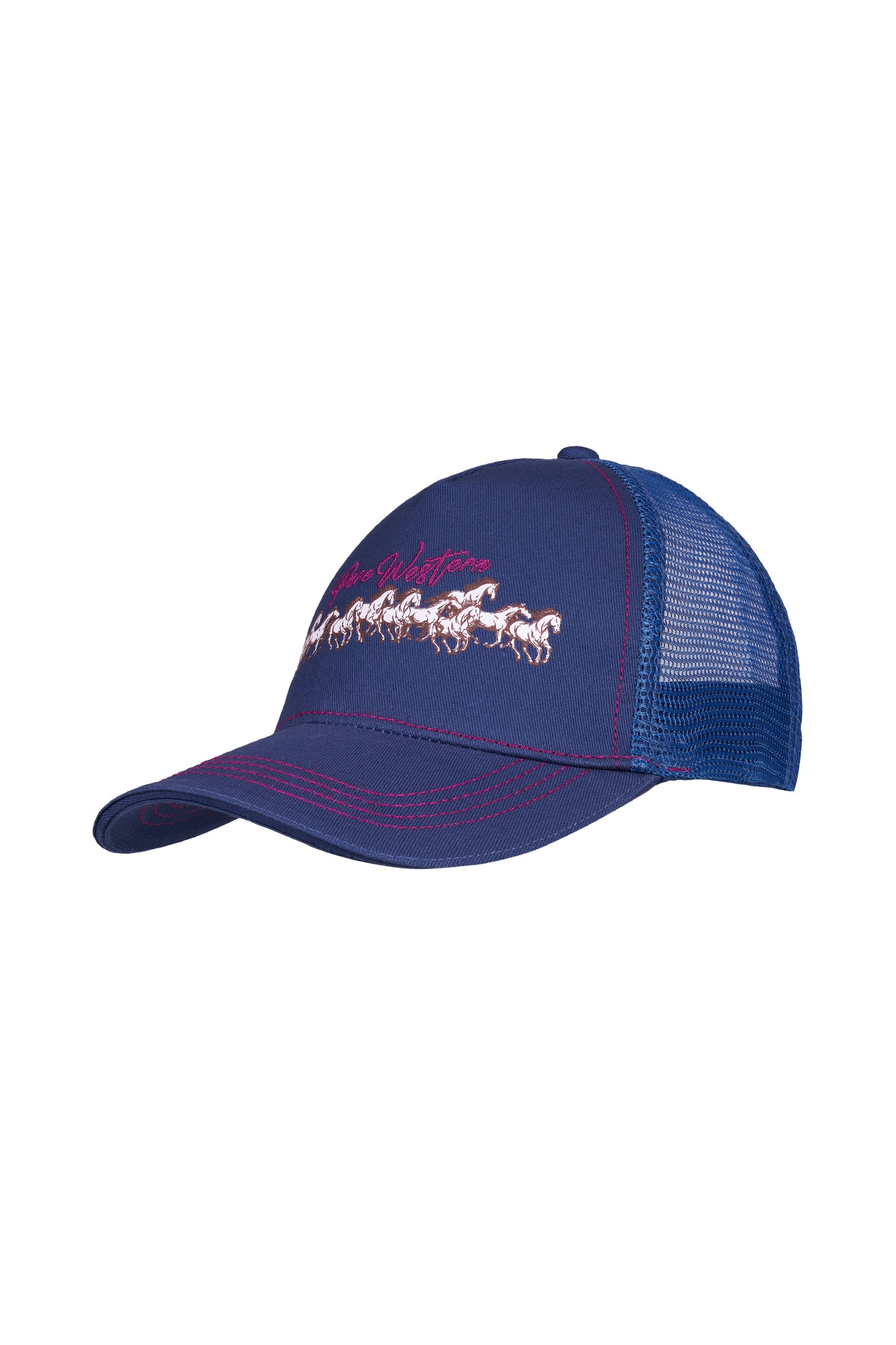 Pure Western Kids Harper Trucker Cap – Navy