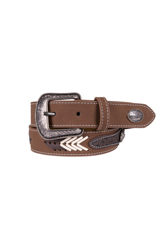 Pure Western Boy's Mikael Belt - Tan