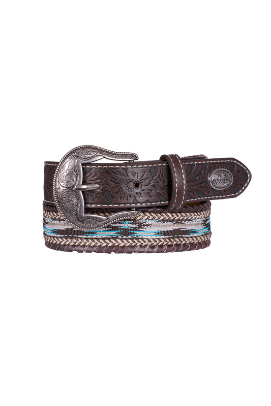 Pure Western Boy's Lynton Belt - Dark Tan