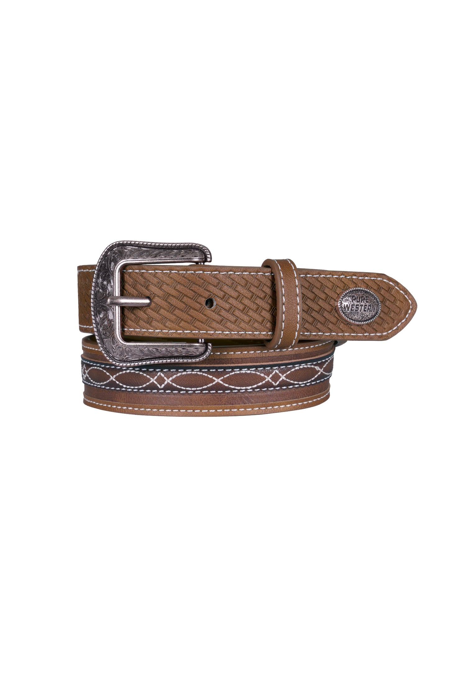 Pure Western Boy's Kylon Belt - Tan