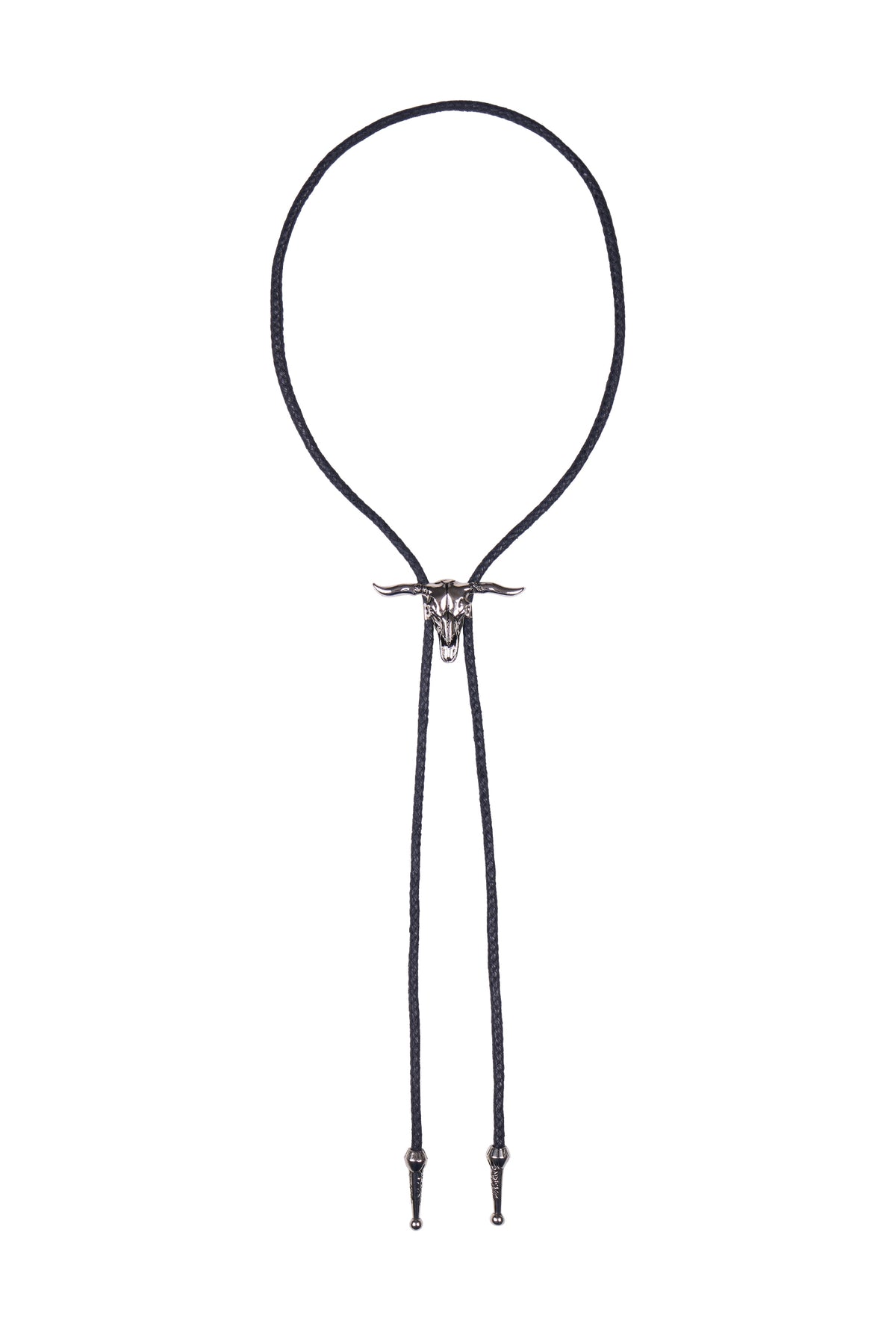 Pure Western Steerhead Bolo Tie – Silver