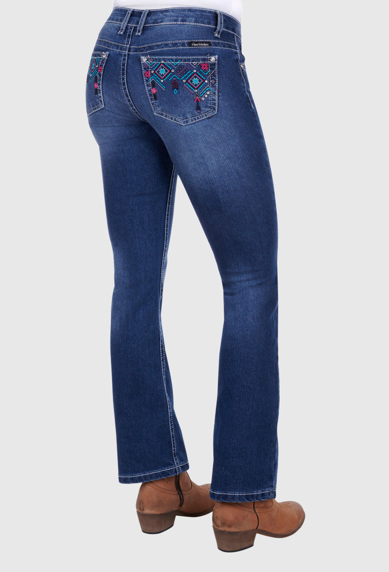 PURE WESTERN WOMENS ALANA BOOT CUT JEAN