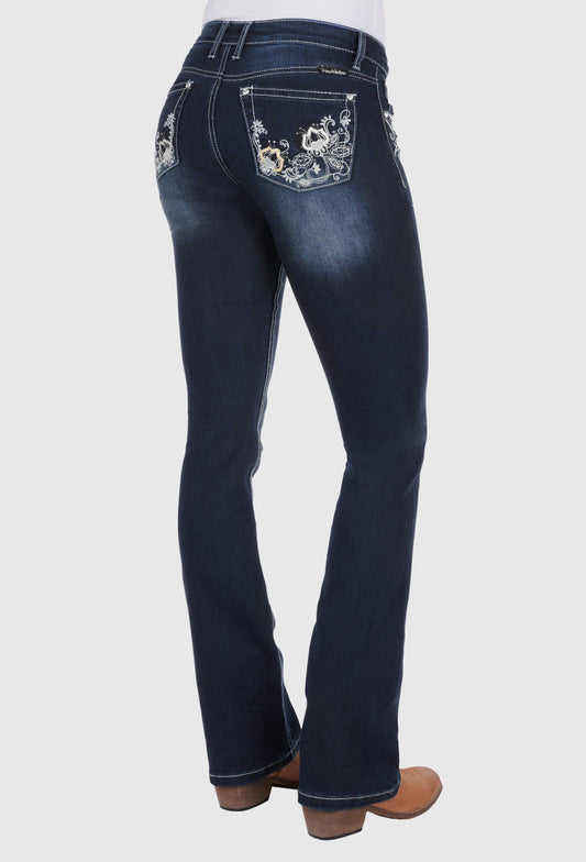 PURE WESTERN WOMENS ROSIE BOOT CUT JEAN