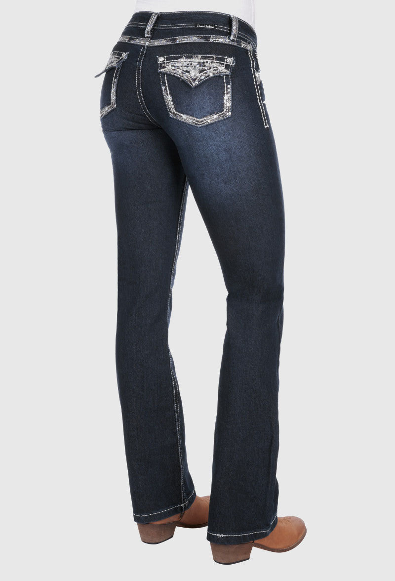 PURE WESTERN WOMENS TAYLOR BOOT CUT JEAN